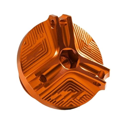 オイルフィラーキャップ に適合する GSR400 GSR600 GSR750 GSR 400 600 750 GSR用 CNCアルミ製 バイクエンジンオイルキャップボルト 燃料フィラーキャップ アクセサリー(Orange)