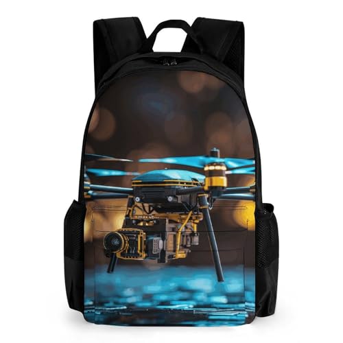 Drone Travel Backpack Lightweight Large Capacity Laptop Backpack Casual Daypack for Men Women