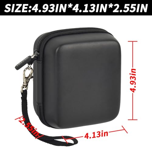 Image of Case Compatible with TP-Link Ultra-Portable Wi-Fi 6 AX1500 AX3000 Travel Router, Storage Holder for TL-WR1502X TL-WR3002X Portable WiFi Hotspot, Ethernet Cable Network (Box Only)-Black