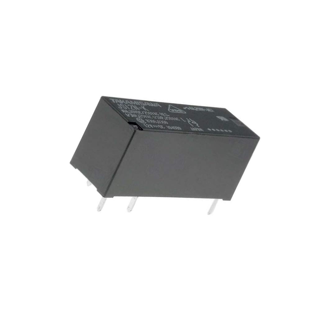 TAKAMISAWAJS-12-K 12 VDC, Through Hole, 400 VAC, Power Relay, Solder PIN, Non-Latching, 8 AMP, 300 VDC, 1 Form C (SPDT-NO NC), 660 OHMS