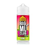 Dinner Lady Big ML Club - Raspberry Mojito, Shake-and-Vape zum Mischen mit Basisliquid für e-Liquid, 0.0 mg Nikotin