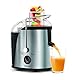 SENCOR SJE 741SS Entsafter Gemüse und Obst (400 Watt, BPA Frei, 2 Geschwindigkeiten) edelstahl
