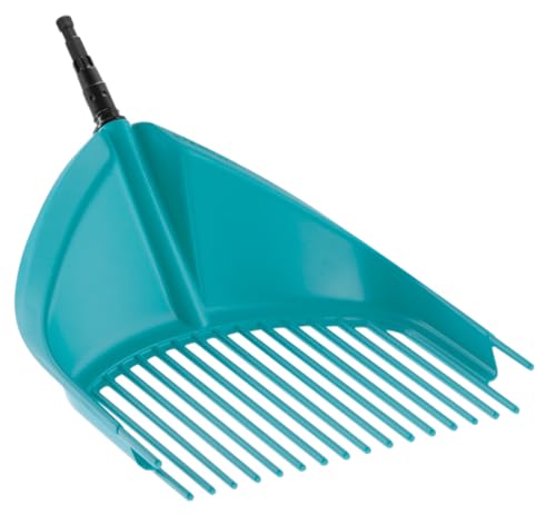Gardena combisystem-Schaufel-Rechen: Handlicher Schaufel-Rechen zum Zusammenfegen und Aufheben von Laub und Gartenabfällen, mit robusten Kunststoffzinken, Arbeitsbreite 36,5 cm (3120-20)