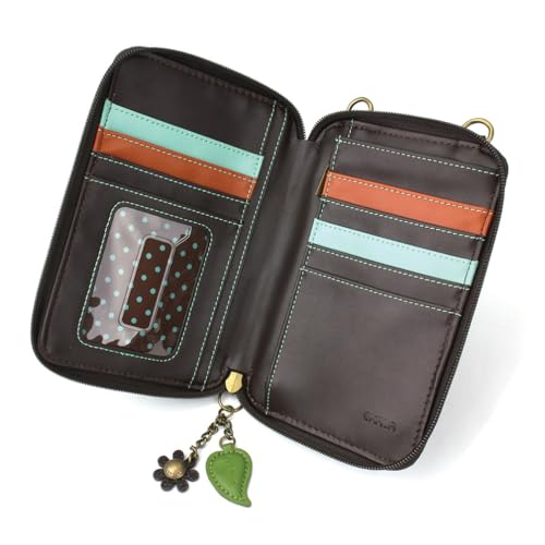 Image of CHALA Wallet Crossbody Cell Phone Purse - Women Faux Leather Multicolor Handbag with Adjustable Strap