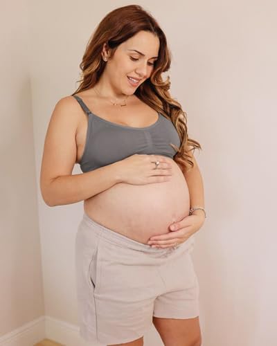 Stelle Nursing Bras Maternity Bra for Breastfeeding Pregnancy Wireless Bralette with Pads, Extenders & Clips2