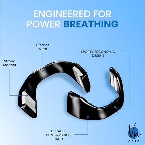 Image of Vn care Magnetic Universal Nasal Strips | Breathing Nasal Strip | Anti Snoring Nose Clip | Skin Safe Sleep Nasal Strips | Nasal Dilators For Breathing | Snore Stopper | Snoring Stopper For Men | Breathing Nasal Strip Starter Kit