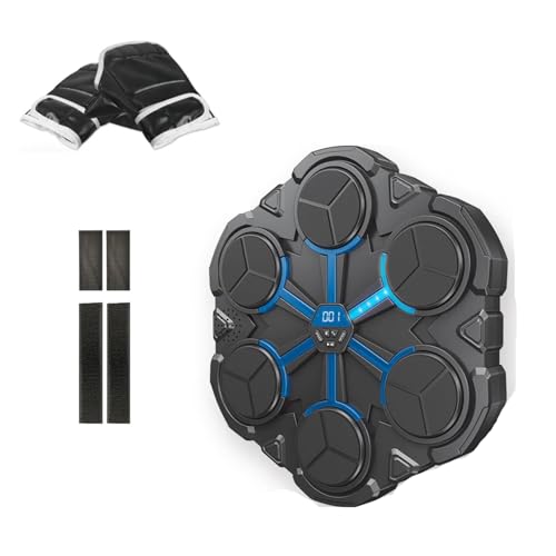 2026 Music Boxing Machine, Interactive Punching Trainer with LEDGloves, Large Size Wall Mounted...