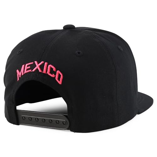 Image of Hecho En Mexico Eagle 3D Embroidered Flat Bill Snapback Cap