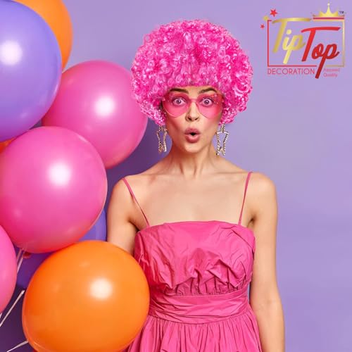 Premium Curly Clown Joker Malinga Unisex Funky Hair Wig (Imperial Red)