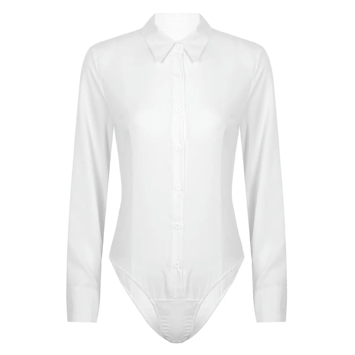Camisa de manga larga con botones para mujer, blusa fácil para oficina, ocasión formal de negocios