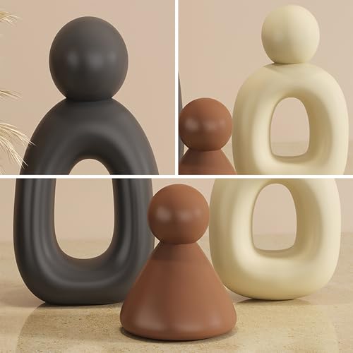 XINXUAN Escultura Abstracta Tres Figuras Minimalista miniatura 4