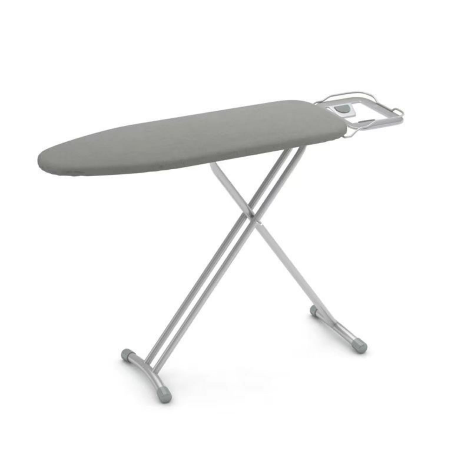JDLYEVERIroning Board Foldable Ironing Board High-Grade Ironing Rack Desktop Ironing Rack Ironing Board Electric Ironing Board, Carbon Steel, Silicone, Flame Retardant 121x31x75cm (Light grey)
