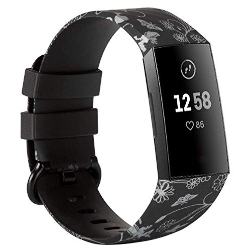 honecumi Bracelet de rechange pour bracelet Fitbit Charge 4 / Charge 3 / Bracelet de charge 3 SE - Bracelet de rechange - Bracelet de rechange - Bracelet de rechange - Pour lot 3, Kleine Größe Cover