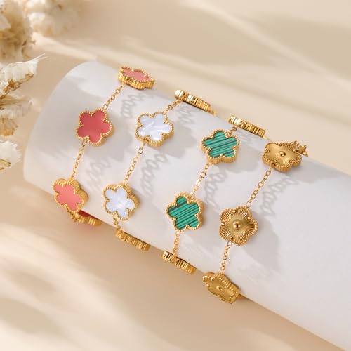 Save on 14K Gold Four-Leaf Clover Bracelet - Use Code 7YH95GL3