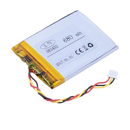 Batería 383450 con 680mAh de alta capacidad y rendimiento estable de 3.7V
