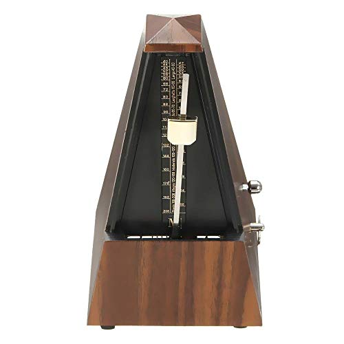 Lynlyn Guitars,Guitar Pick Mechanical Metronome Teak Wood Vintage Style Wooden Color Music Timer For Guitar Piano Violin Zither Musical Instrument Guitar Tuner,Guitar Tools,Liyannan #TOP1