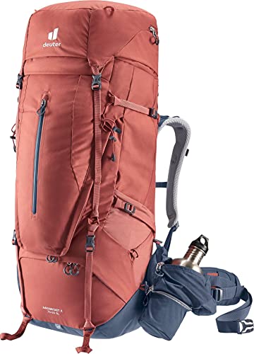 Deuter Aircontact X 70+15L Sl Women’s Fit Hiking Backpack, Redwood-Ink #TOP7