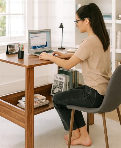 Wudyhub Computer Home/Office Desk ST-09-Brown - Image 4