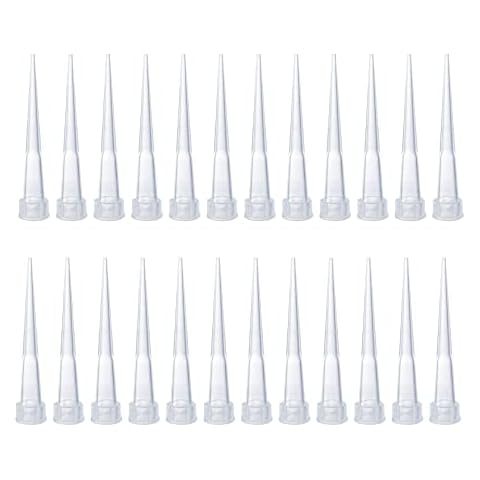 10μl Pipettenspitzen 1000 Stück für Mikropipette Pipettierer, Einweg Standard Pipetten Spitzen für 10μl Micropipette Pipettor Labor Einkanal Pipette Cover