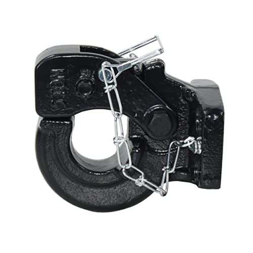 Reysun 864289 5 Ton Adjustable Bolt On Pintle Hitch Hook Trailer Hitch Mount #TOP2