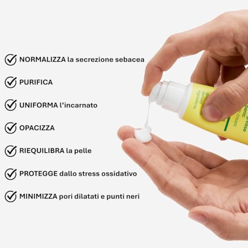 Absurd - Crema Viso Riequilibrante Anti Grease Panic, 50 Ml, Azione Seboregolatrice, Con Niacinamide E Acido Azelaico, Fitocomplessi Iperfermentati, Per Pelli Miste O Grasse, Vegan - 6