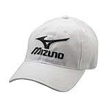 Mizuno Low Profile Adjustable Hat, White/Black