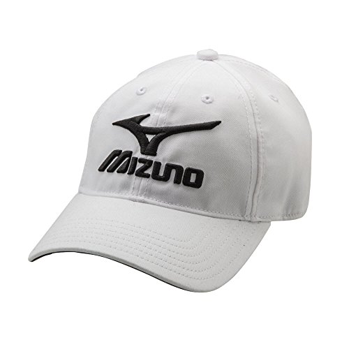 Mizuno Low Profile Adjustable Hat, White/Black
