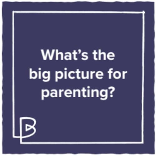What's The Big Picture For Parenting?