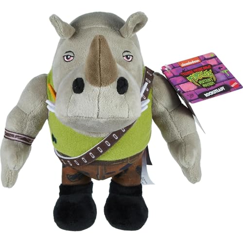 Peluche Rocksteady TMNT cadeau figurine Mutant Mayhem dès 3 ans - 6
