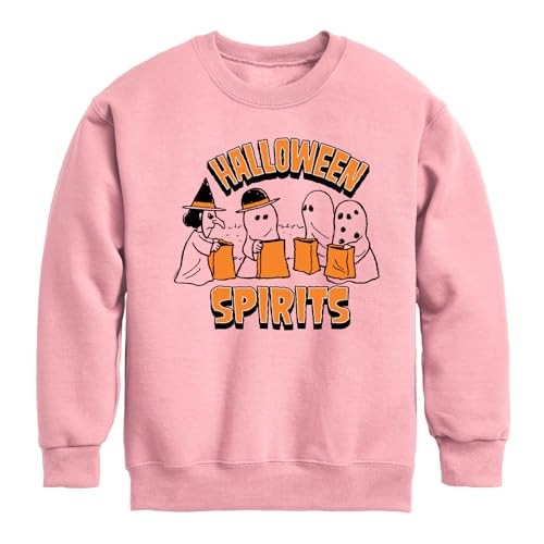 HYBRID APPAREL - Peanuts - Halloween Spirits - Toddler & Youth Crewneck Fleece Sweatshirt