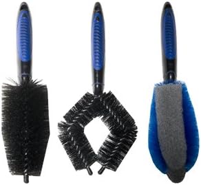 Pit PossePp3132 Motorcycle Cycle ATV Bike 3 Piece Cleaning Brush Set Motocross Offroad Dirtbike