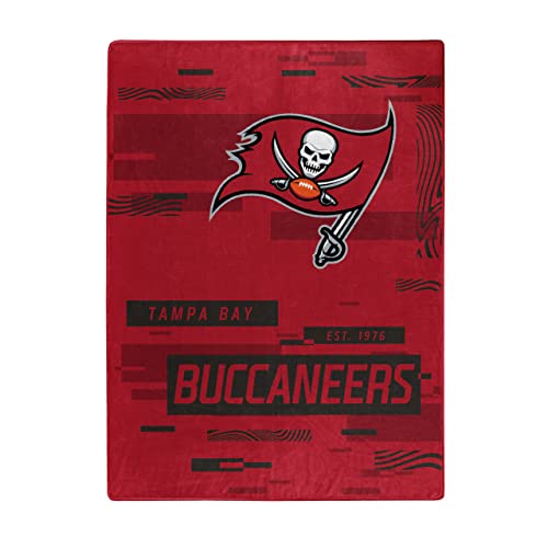 Northwest NFL Digitize Design Plush Raschel Thow Blanket 60x80 (Tampa Bay Buccaneers)