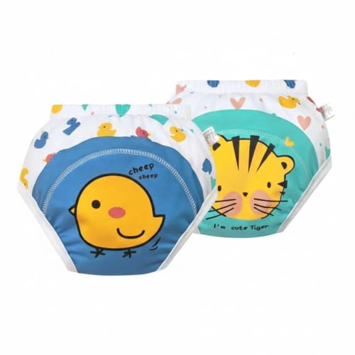 Dhruva Sales Reusable Soft Cotton Leak-Proof & Washable Eco-Friendly Baby Diaper (Pack Of 2 & 3) (Size : S,M,L,XL) Multicolor (3, Assorted, M)