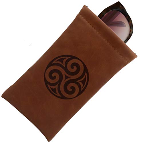 Image of Soft Sunglasses case | Large Glasses Case Holder - Eyeglass Pouch Squeeze Top | Glasses pouch Lightweight Extra Layers