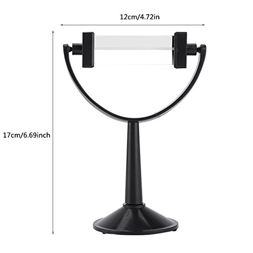 Image of Optical Glass Triangular Prism with Stand Physics Teaching Tool for Light Spectrum Experiments Rainbow Photography