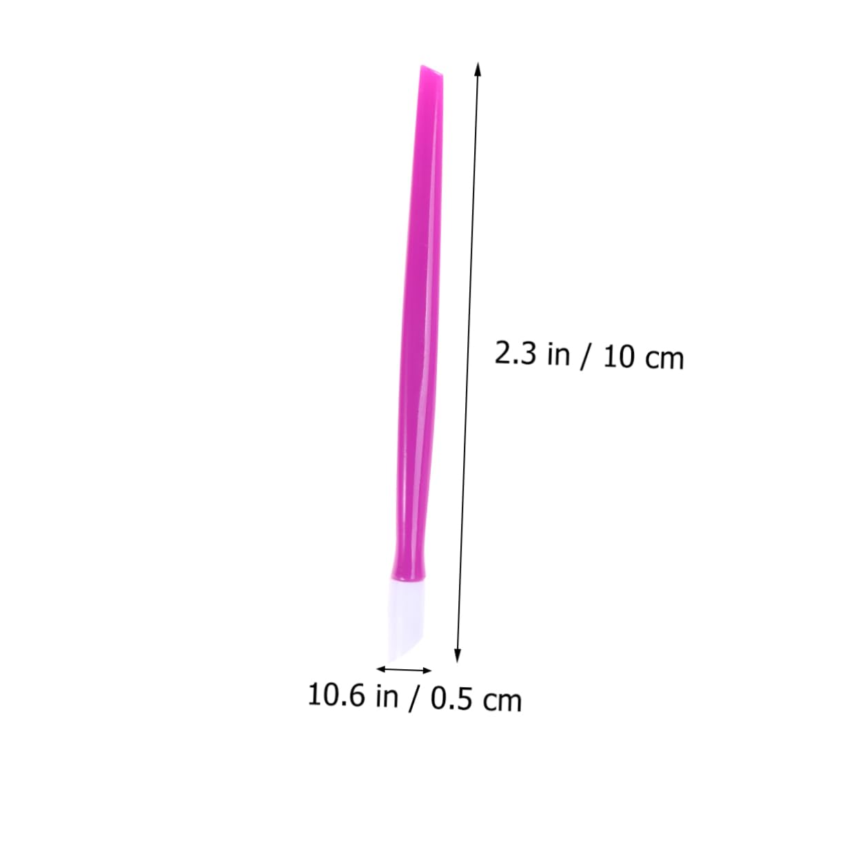 HAPINARY 100pcs Plastic Manicure Tools Cuticle Remover Stick Nail Cleaner Nail Art for Home