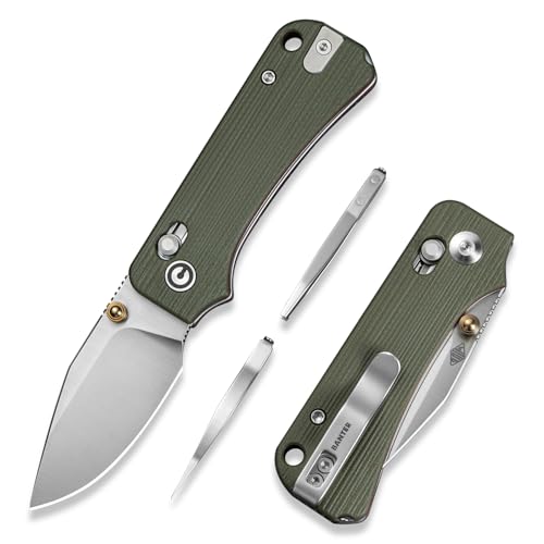 CIVIVI Small Pocket Knife for EDC, Baby Banter 2 - TG Crossbar Lock folding Knife with 2.34' 14C28N...