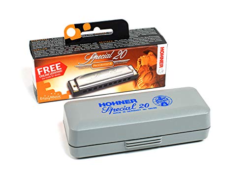 Hohner Harmonica Special 20 en Tonalité BB & Porte Harmonica de luxe - Les Beatles, Paul McCartney, John Lennon, RIngo Starr, George Harrison Hohner Harmonica Special 20 en Tonalité BB & Porte Harmonica de luxe – Image 4