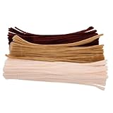 Utilisations polyvalentes : peut être utilisé pour créer une variété d'objets artisanaux, des fleurs aux bâtons torsadés, des cure-pipes marron pour l'artisanat, des cure-pipes de couleurs pastel