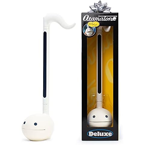 Otamatone Deluxe [English Manual] Electronic Musical Instrument Synthesizer from Japan by Cube/Maywa Denki, White Cover