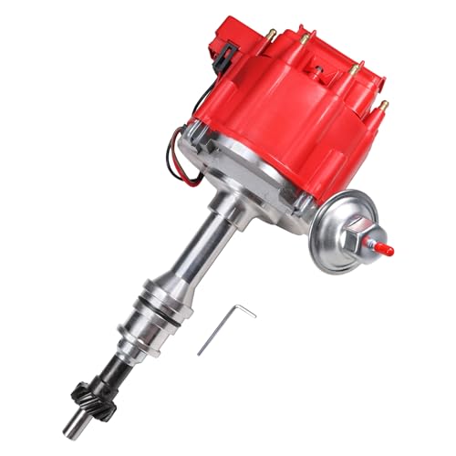 Module de distributeur HEI pour Ford 351M 400 460 avec capuchon et rotor de rechange rouge