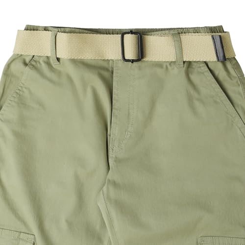 Image of CAVIO Boys Cotton Solid Cargo Pants