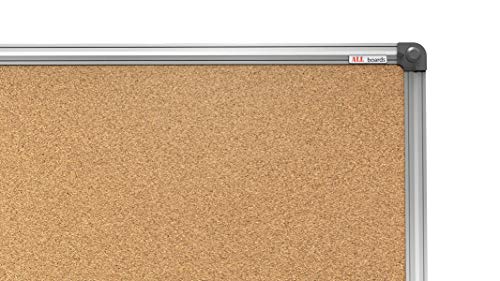 ALLboards Prikbord met aluminium Omlijsting 90x60cm Kurk Prikbord Kurk muur Kurken Oppervlak Pin Board - Image 4