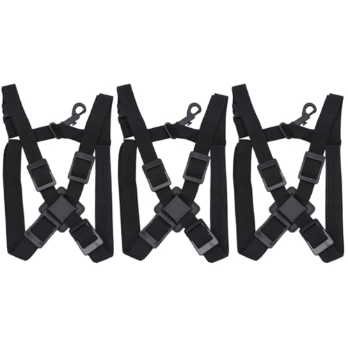 HANABASS Adjustable Saxophone Strap Replacement Durable Saxophone Harness Strap for Tenor Comfortable Shoulder Support Easy Installation Wear Resistant Material