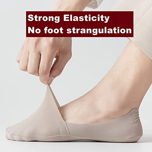 4/7 Pack Unisex Ice Silk No Show Socks Low Cut Invisible Breathable Non-Slip Liner Socks for Men Women4