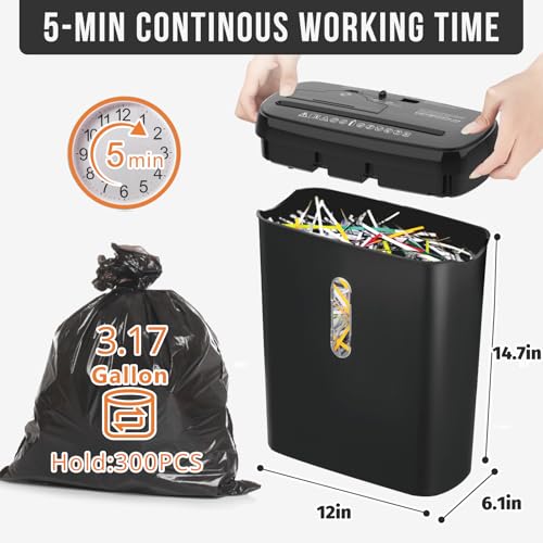 suntiko 10-Sheet Strip Cut Paper Shredder SD108P-8 の商品画像 1