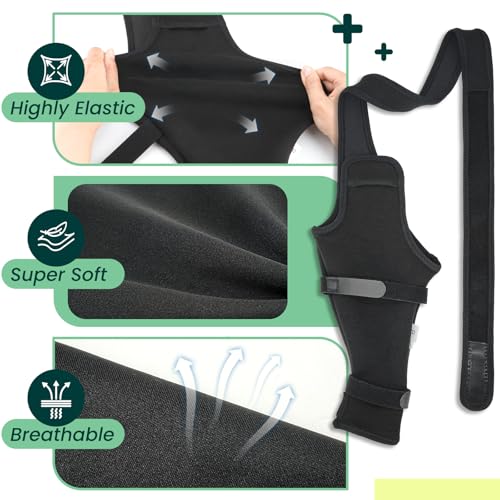 Image of Dog Rear Leg Sleeve to Stop Licking, Hind Leg Protector for TPLO Recovery, ACL Surgery, Wounds or Skin Issues, Soft Breathable Cover for Large Medium Small Dogs (2XL-,Right)