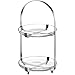 Produktbild LEONARDO HOME CUCINA Etagere  1 Stück  Moderne Glasetagere  für Kuchen & Häppchen  elegante Etagere  für Brunch und Buffet  Zeitloses Design  für jede Gelegenheit  Höhe 32 cm  silber  025365