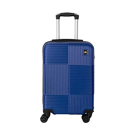 Mala 10kg Para Bordo Com Rodas Dupla 360° e Cadeado Acoplado Cor:Azul 8130