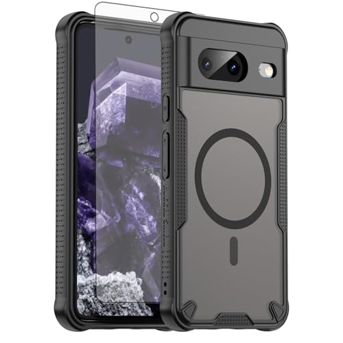 Coque Google Pixel 8 haut de gamme mate et verre de protection